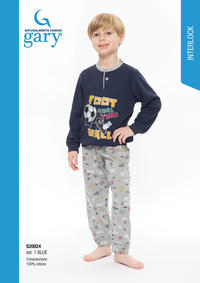 CHILDREN'S PAJAMAS S/L S30024 Tellini S.r.l. Wholesale Clothing